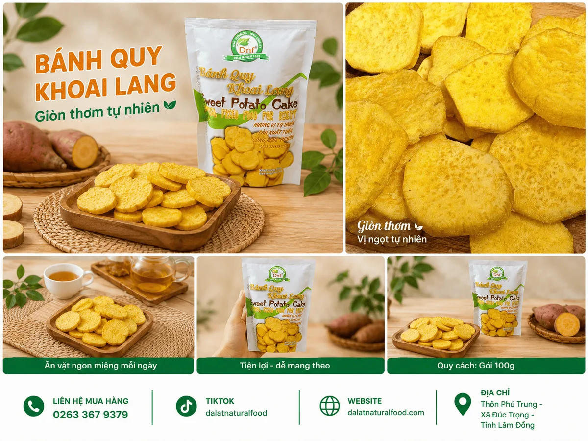 Bánh Quy Khoai Lang Nhật