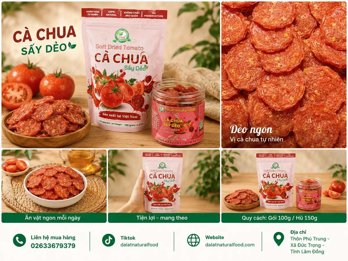 Cà Chua Sấy Dẻo